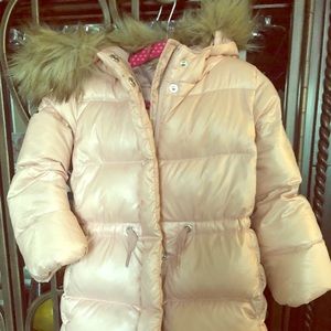 Girls Pink Winter Coat